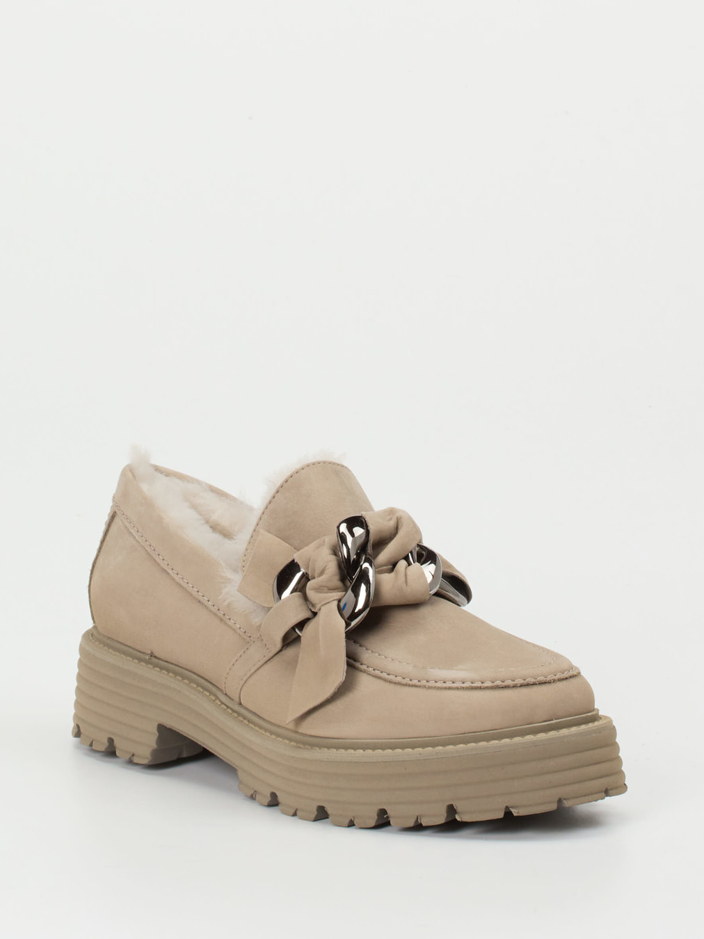 Kennel & Schmenger – Loafer aus Nubukleder beige