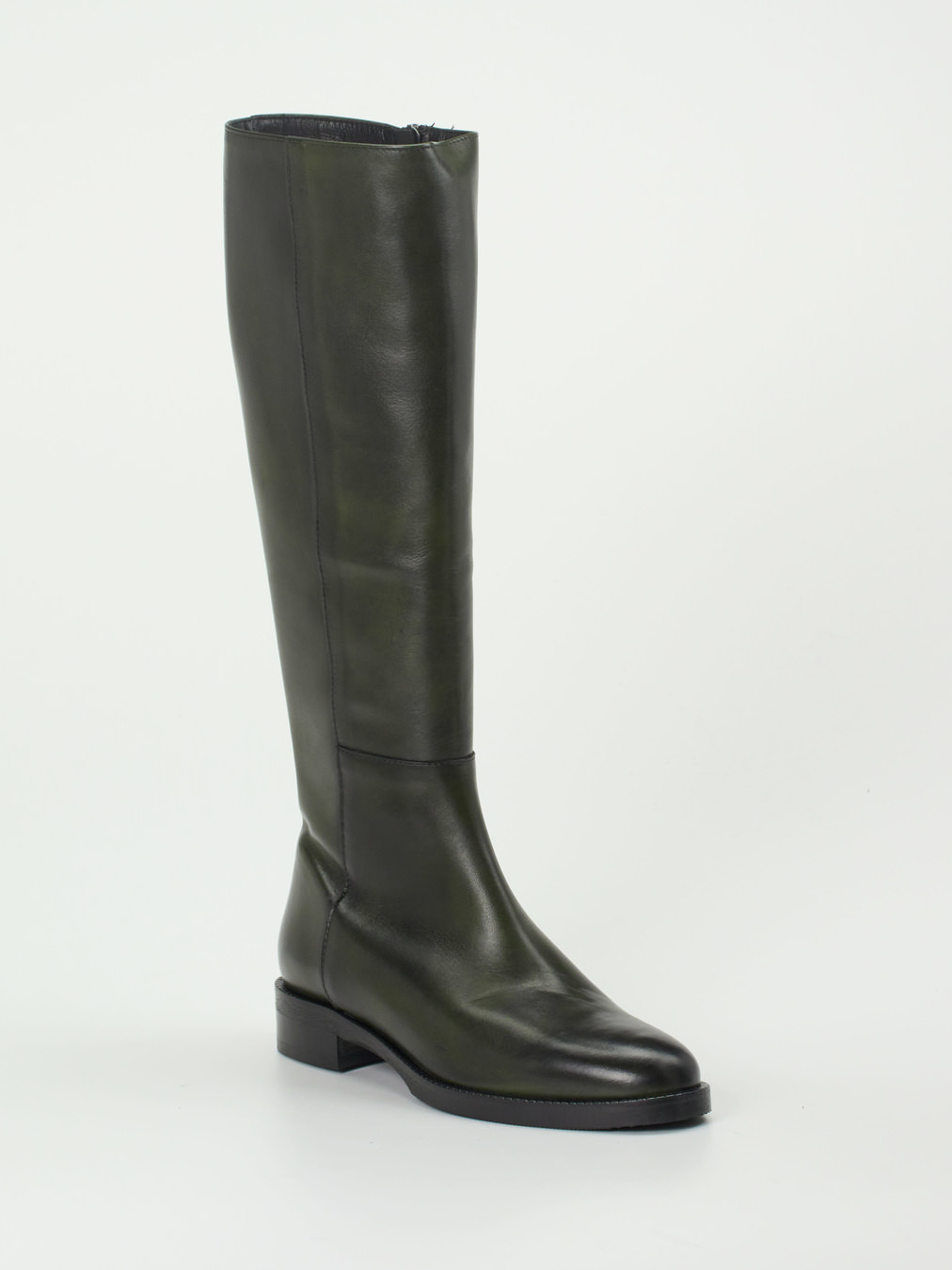 Andrea Puccini – Stiefel aus Kalbleder in Tannengrün