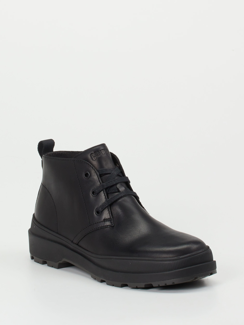 Camper – Chukka Boots aus Kalbleder schwarz