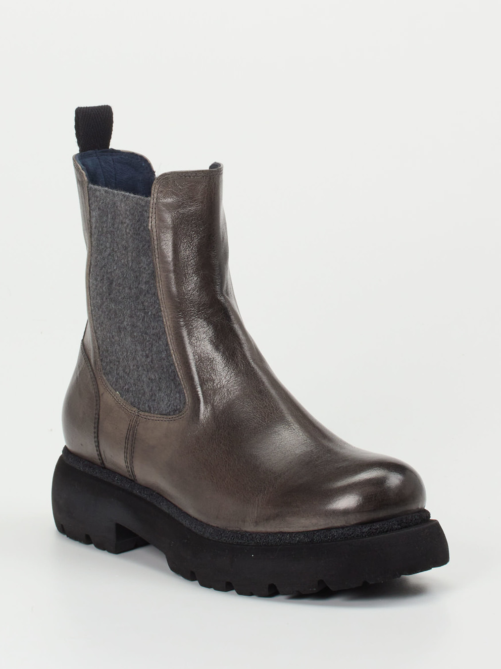 Konstantin Starke – Chelsea Boots aus Känguruleder Grau