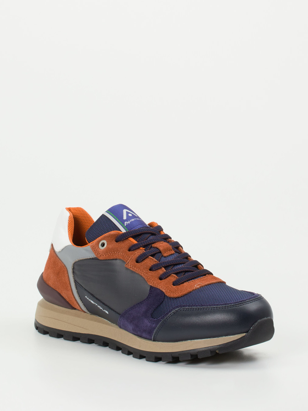 Ambitious – Retro-Sneaker aus Veloursleder Blau