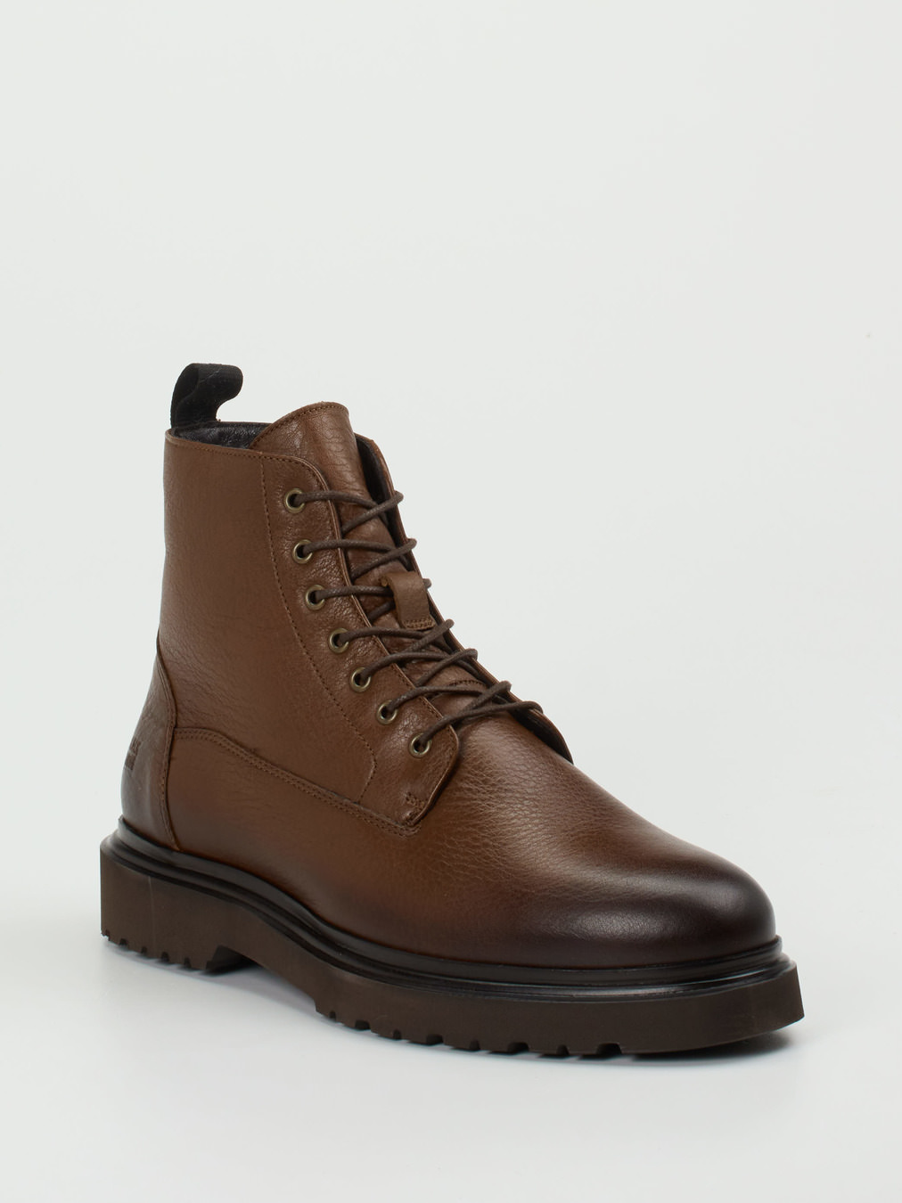 Blackstone – Schnürboots aus Kalbleder braun