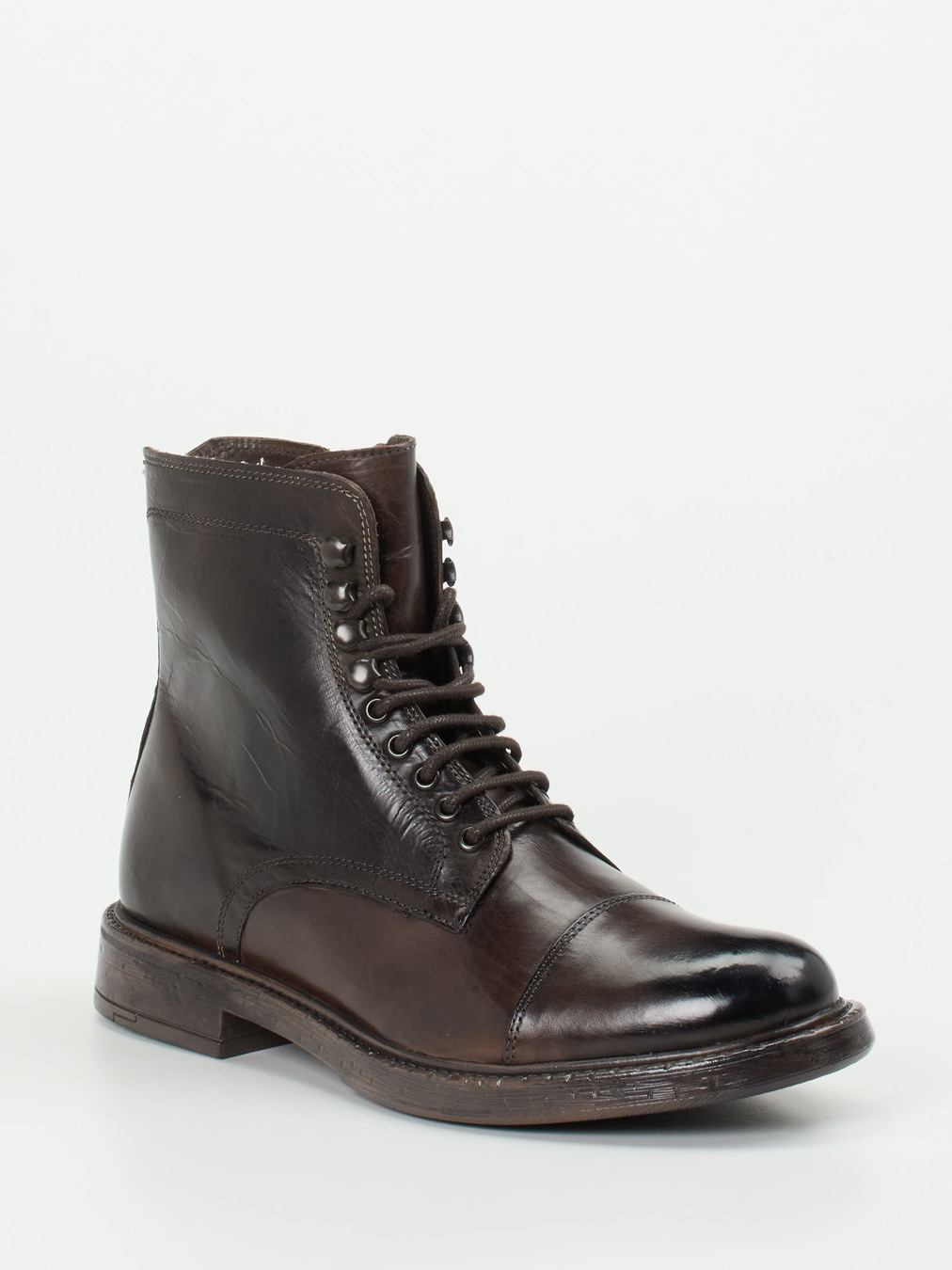 Ralph Harrison – Schnürstiefeletten aus Kalbleder braun