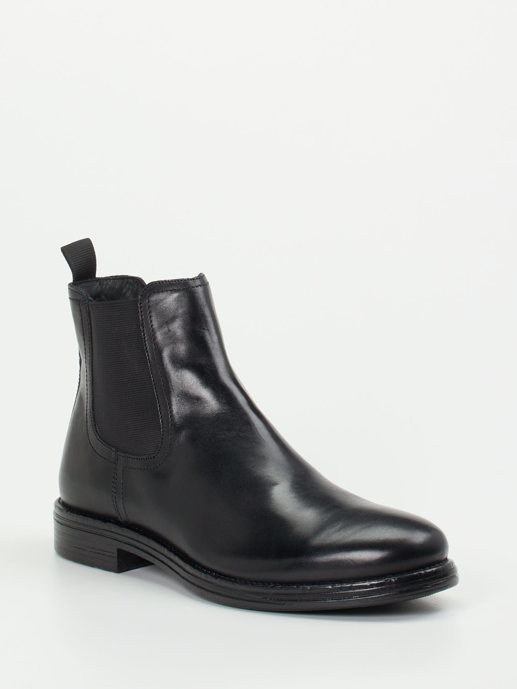 Ralph Harrison – Chelsea Boots aus Kalbleder schwarz