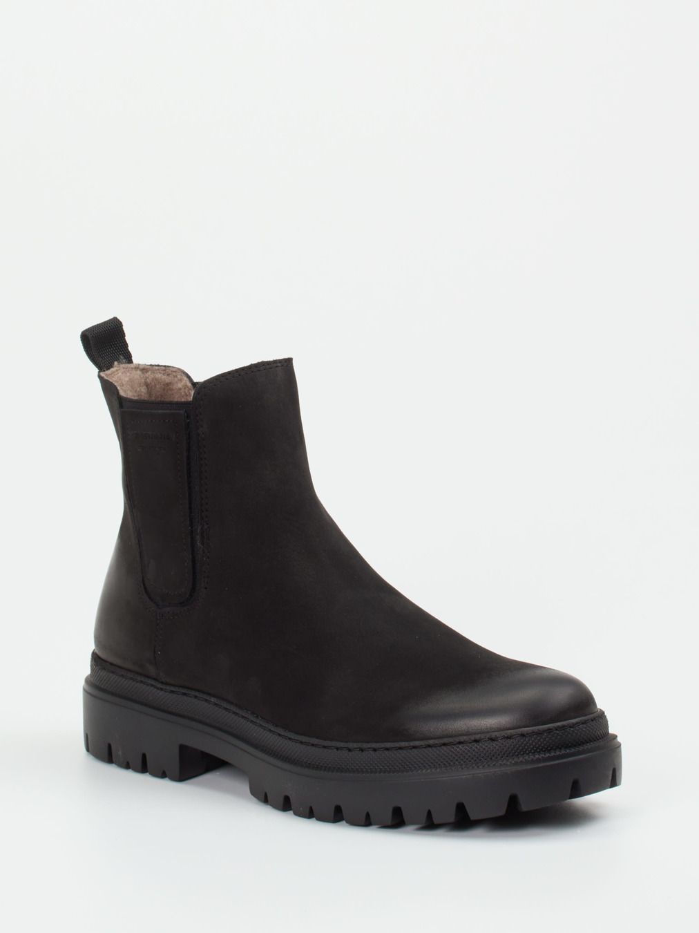 Konstantin Starke – Chelsea Boots aus Nubukleder Schwarz