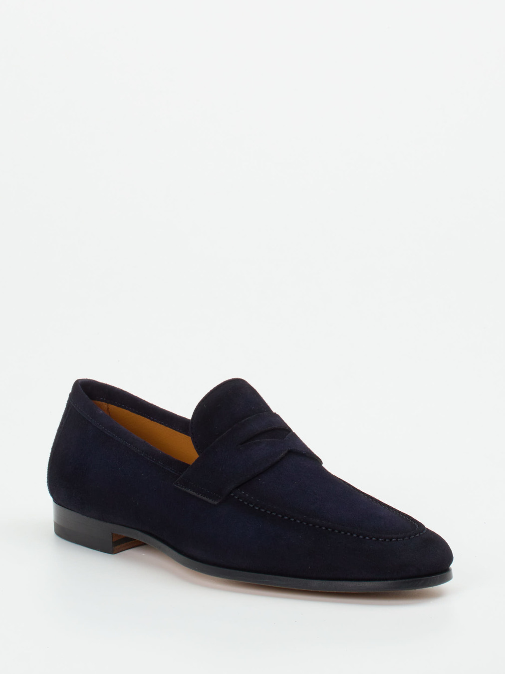 Magnanni – Loafer aus Veloursleder Dunkelblau