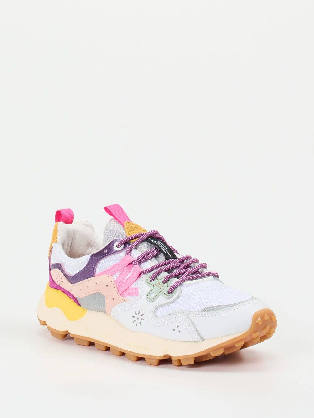 Flower Mountain – Trail-Sneaker aus Veloursleder Multicolor