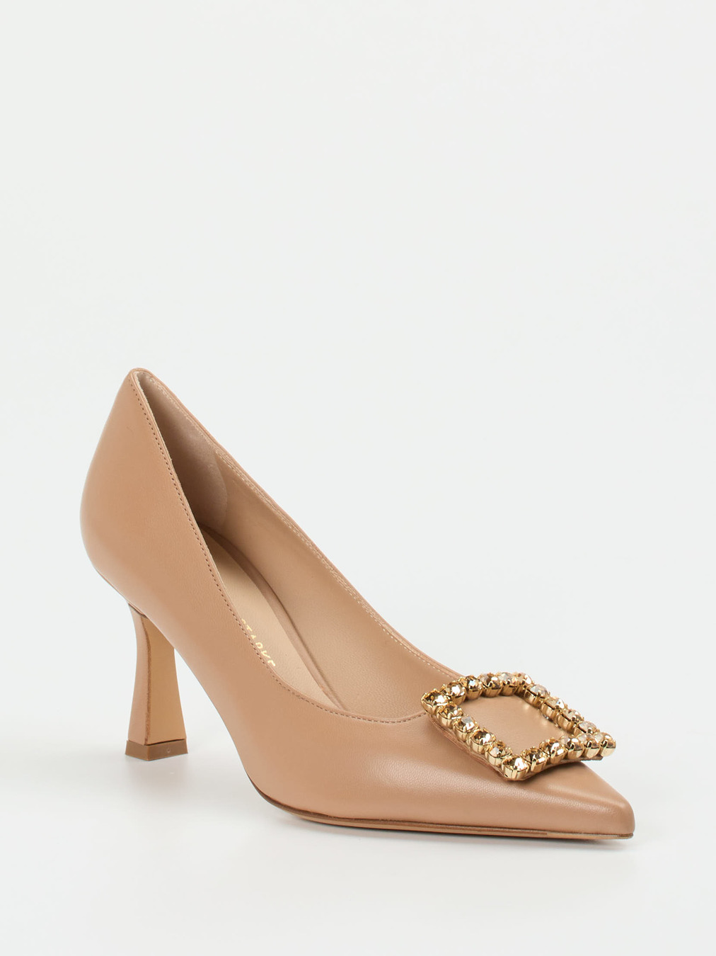 Konstantin Starke – Pumps aus Lammleder beigebraun