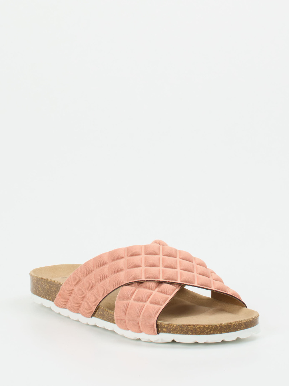 Thies – Pantolette aus Textil in Altrosa