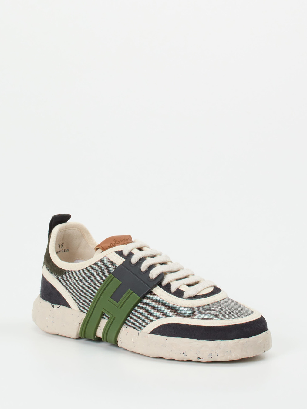 Hogan – Sneaker aus Canvas in Cremeweiß