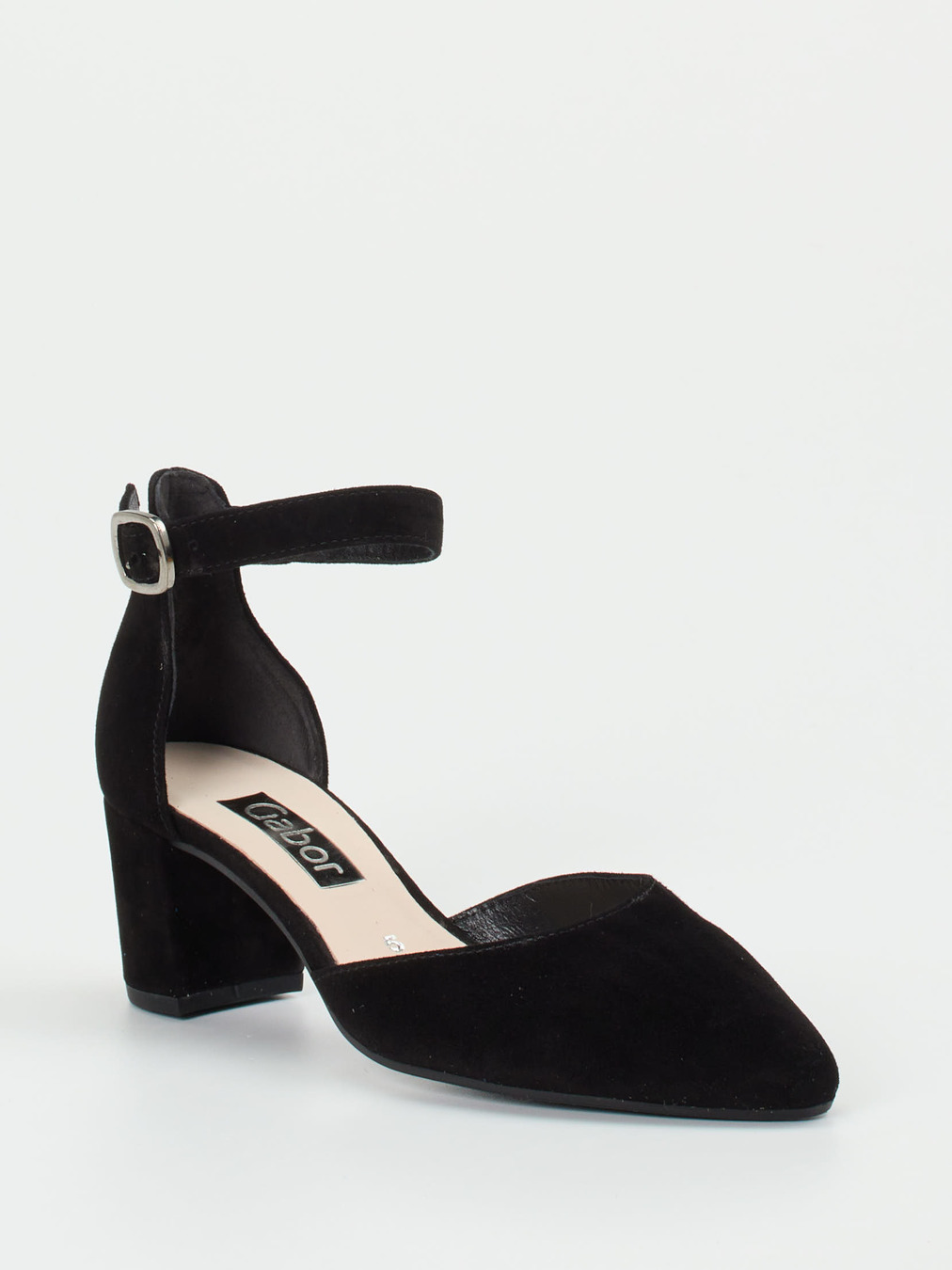 Gabor – Pumps aus Veloursleder in Schwarz