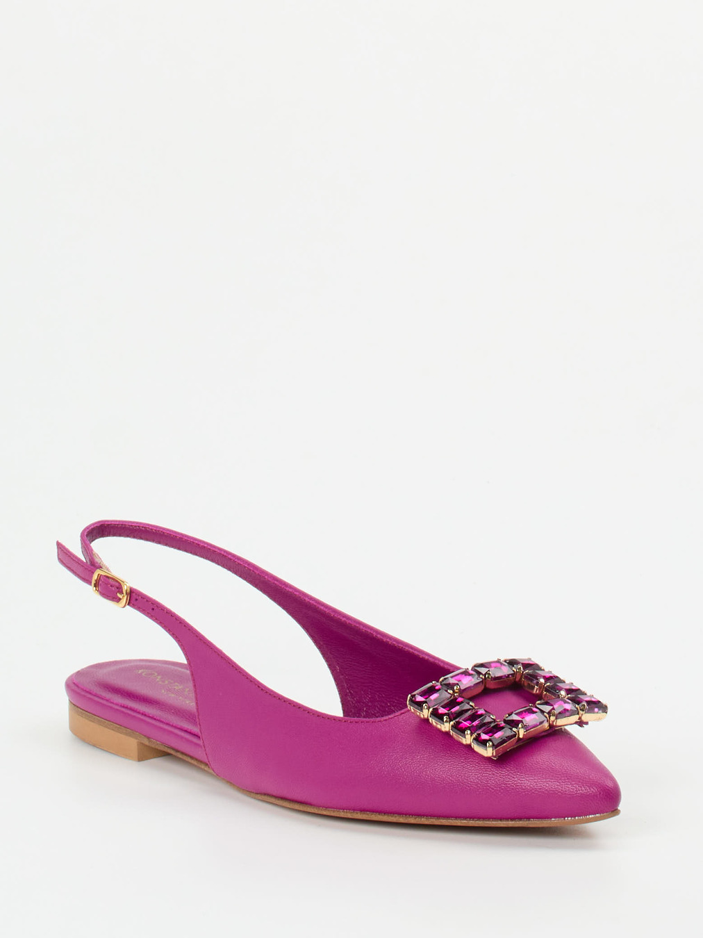 Konstantin Starke – Slingback-Ballerinas aus Lammleder pink