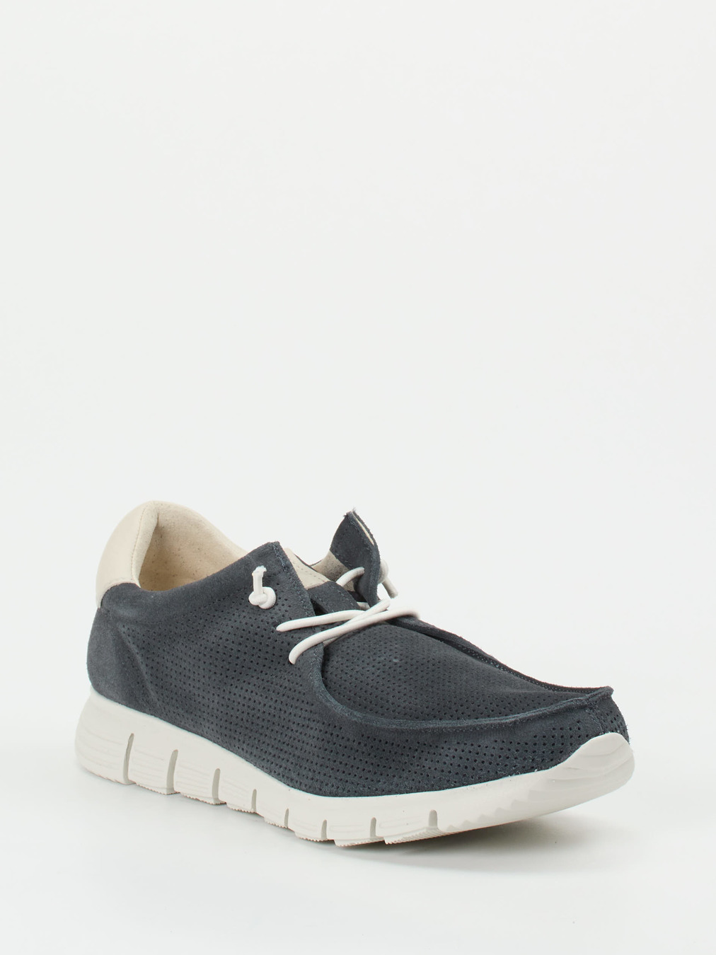 Sioux – Sneaker aus Veloursleder Dunkelblau