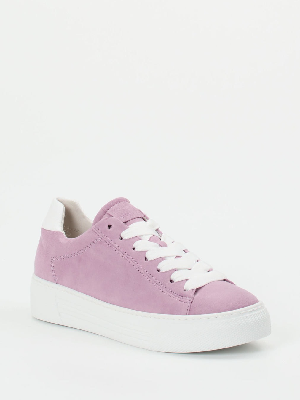 Gabor Comfort – Plateau-Sneaker aus Veloursleder Flieder