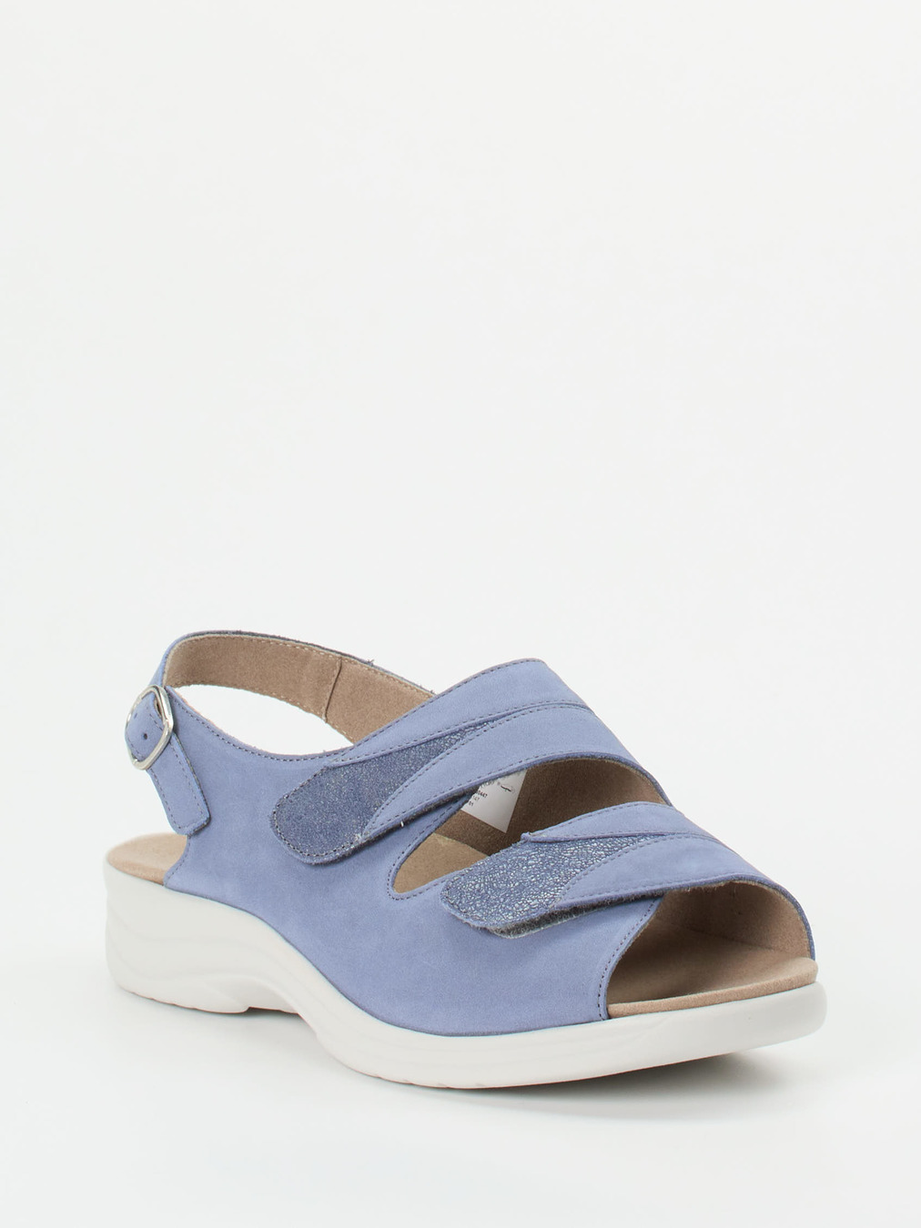 Solidus – Sandalen aus Nubukleder Lavendelblau