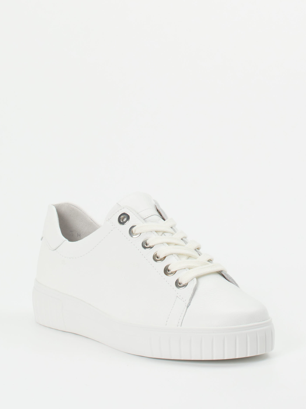 Semler – Sneaker aus Kalbleder weiß