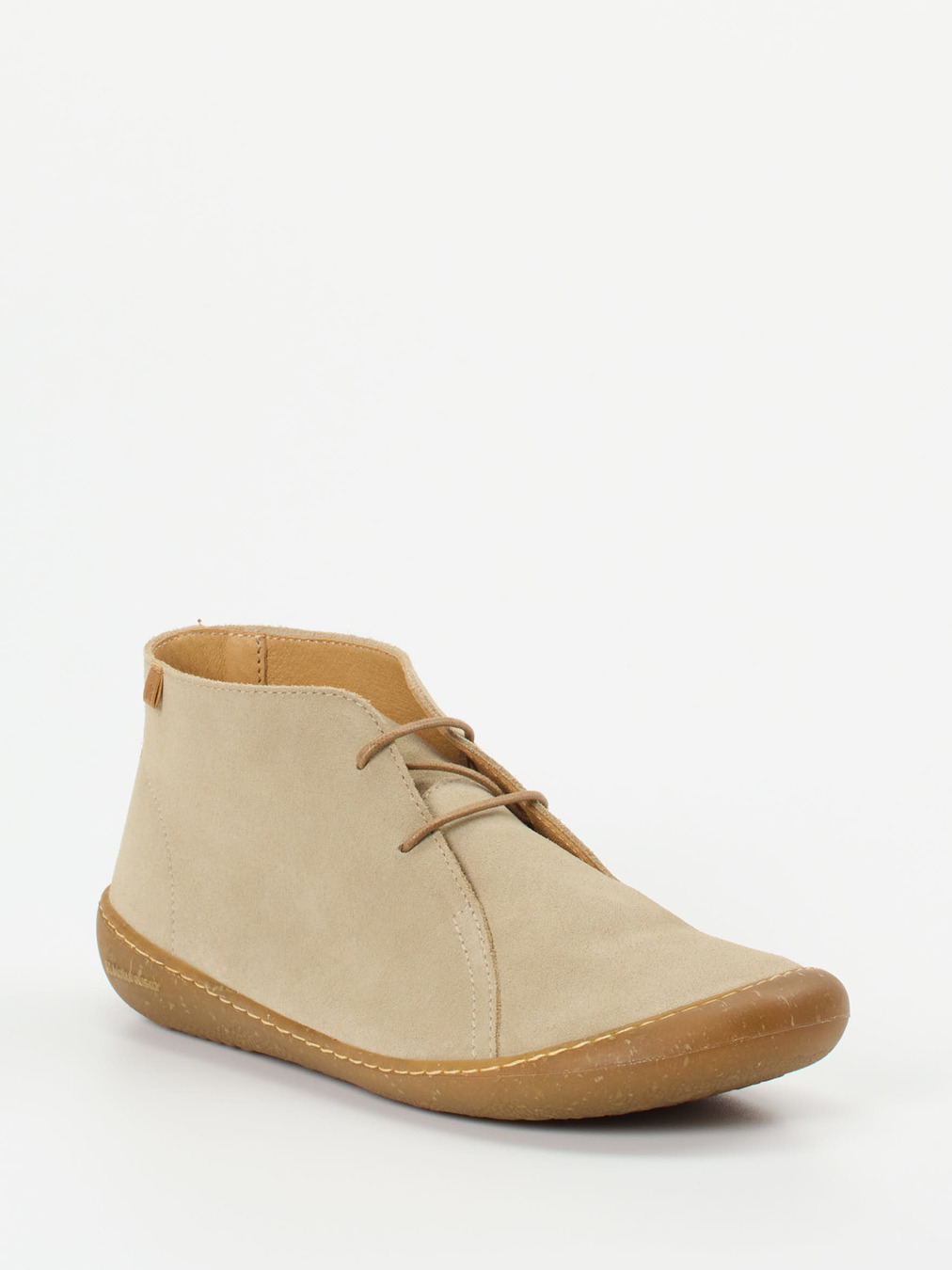 El Naturalista – Desert Boots aus Veloursleder Beige