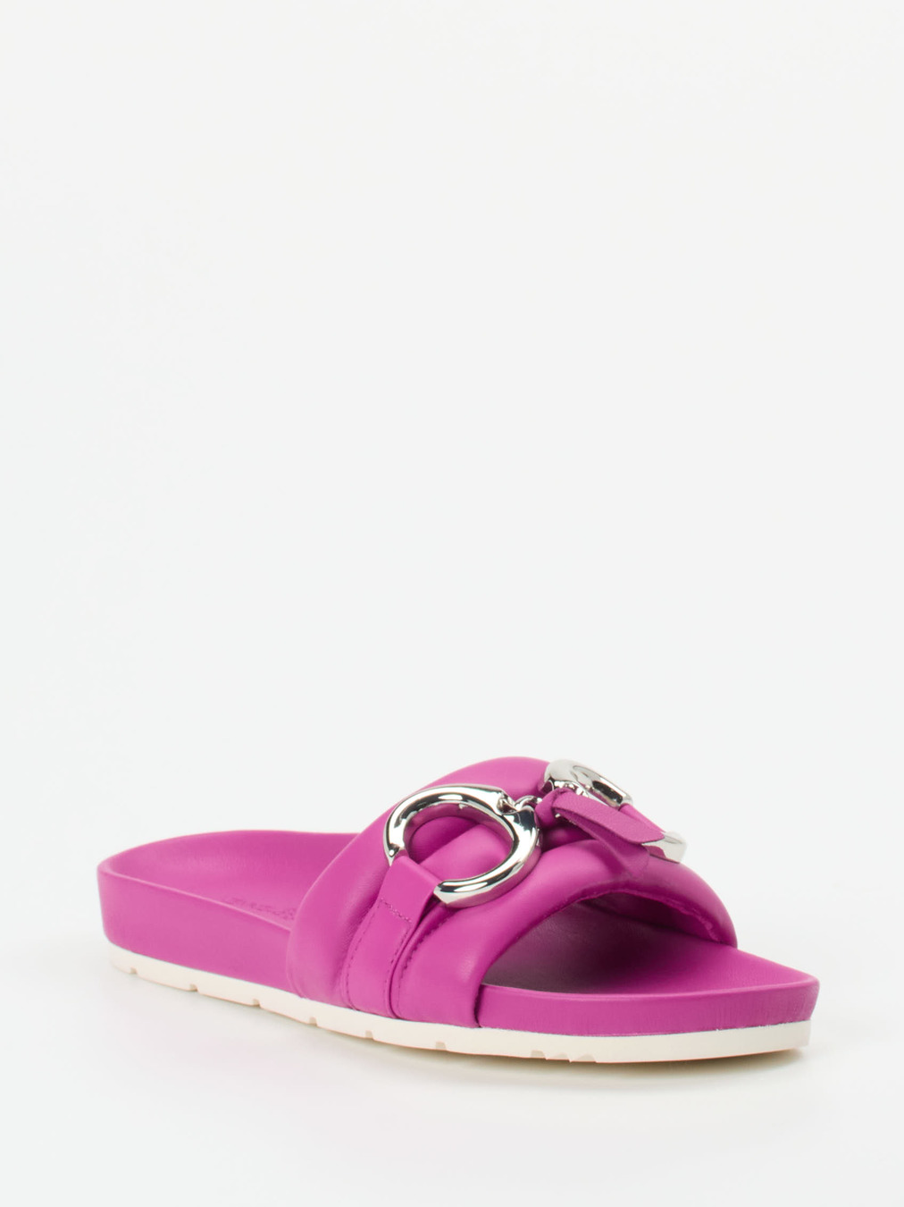 Kennel & Schmenger – Slides aus Lammleder Pinkfuchsia