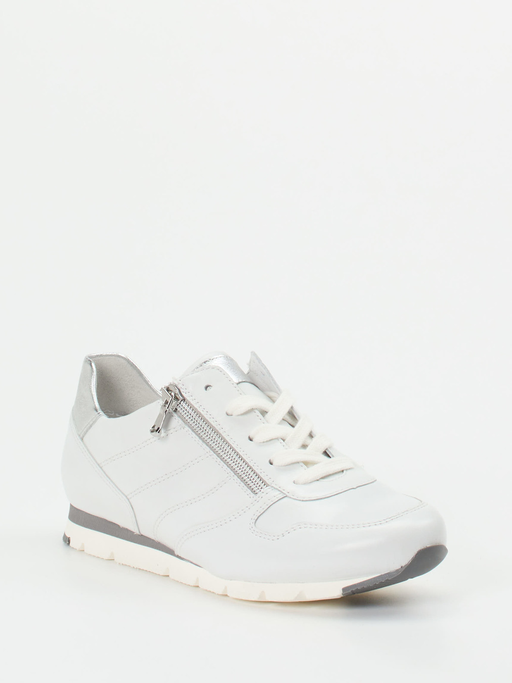 Semler – Komfort-Sneaker aus Kalbleder Offwhite