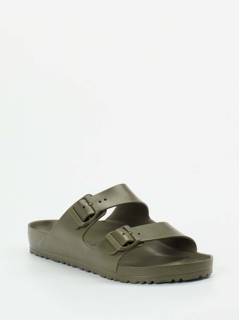 Birkenstock – Zweiriemer-Pantolette aus Synthetik olivgrün