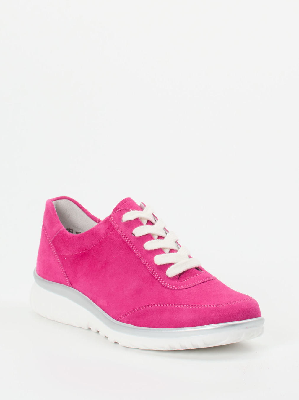 Semler – Komfort-Sneaker aus Veloursleder pink