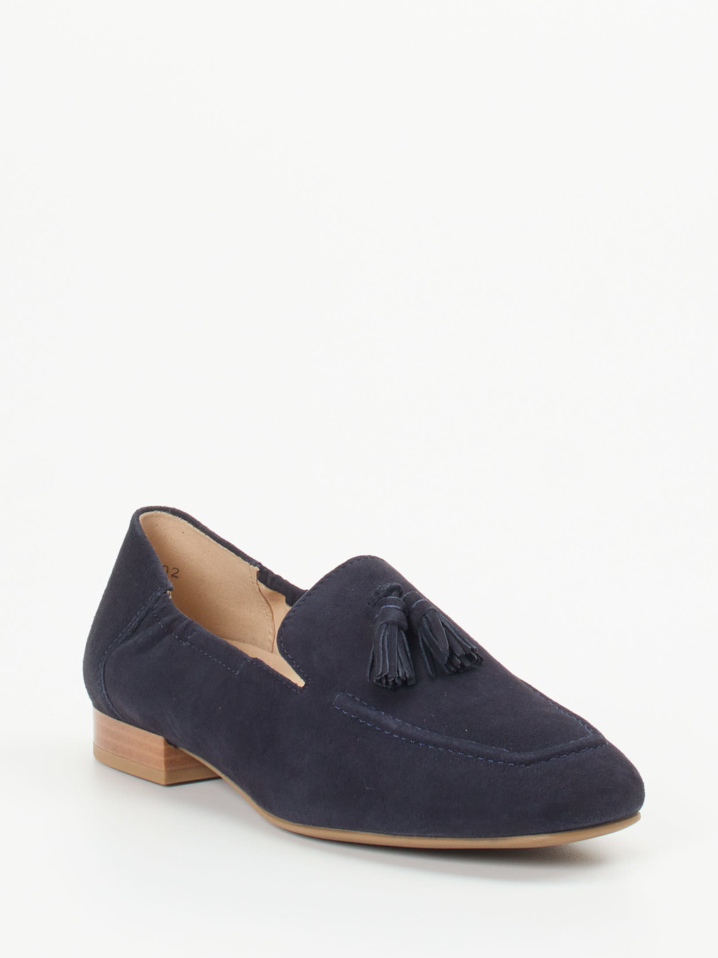 Ara – Slipper aus Veloursleder Dunkelblau