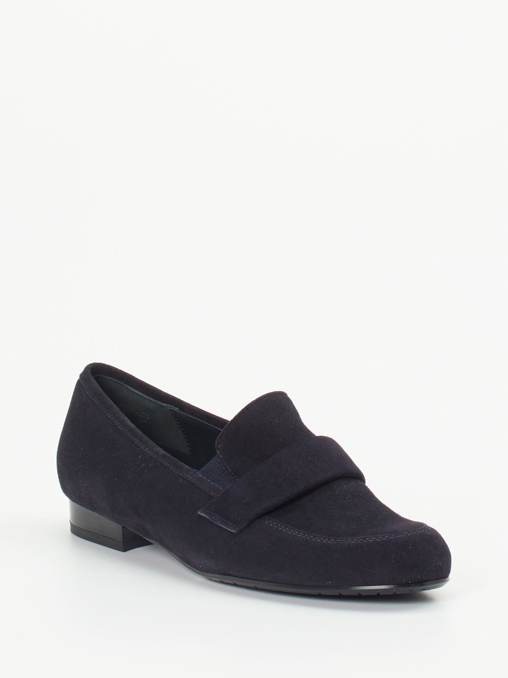 Semler – Loafer aus Veloursleder in Dunkelblau