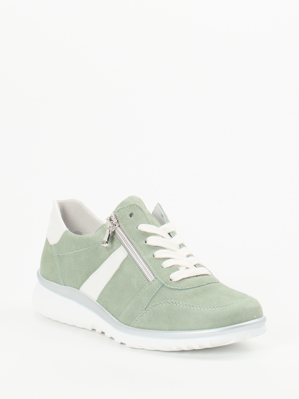 Semler – Komfort-Sneaker aus Veloursleder grün