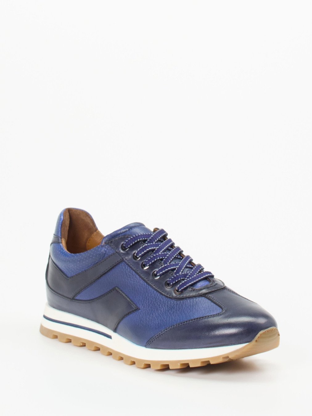 Ralph Harrison Edition – Sneaker aus Hirschleder Blau