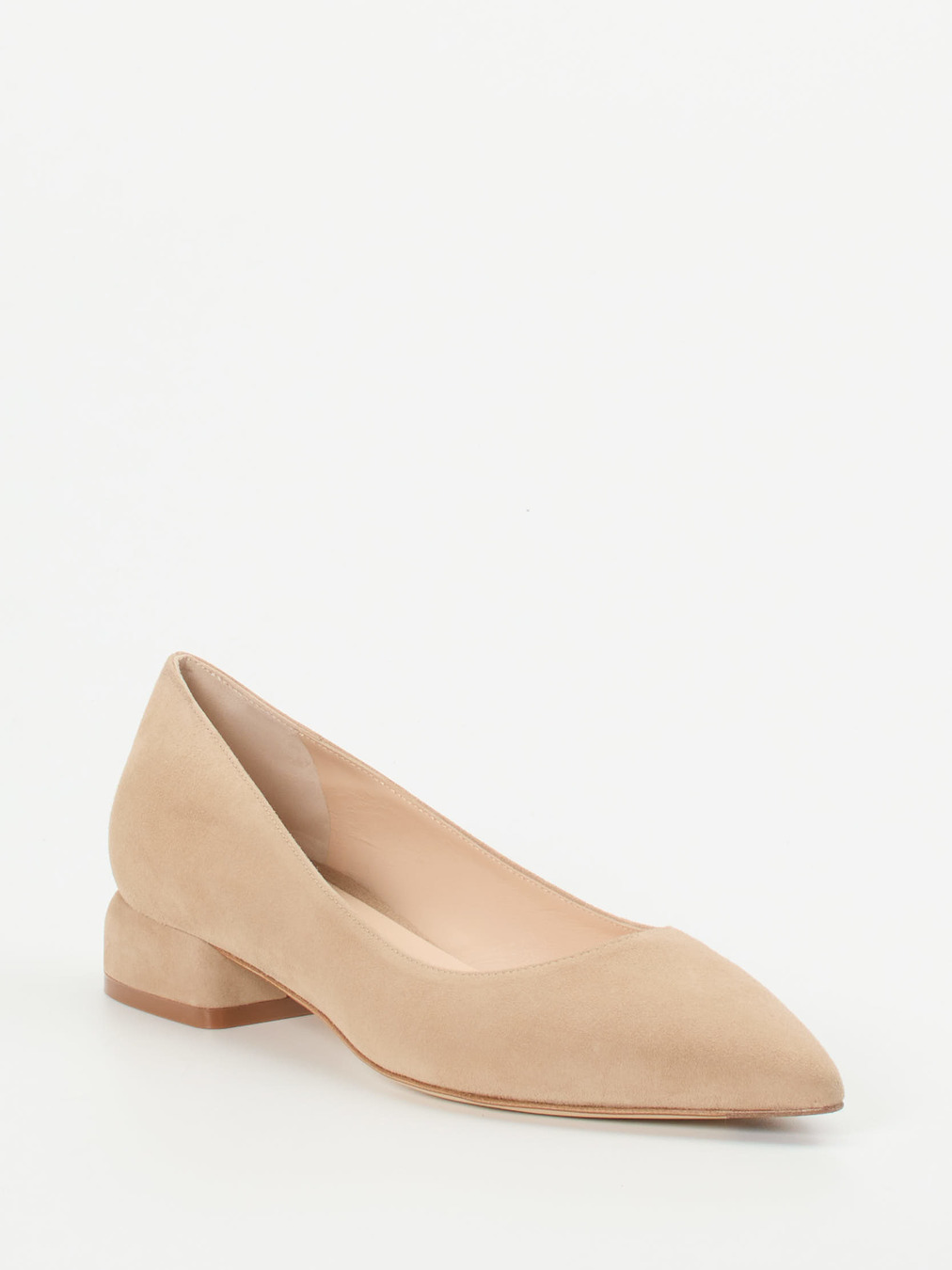 Konstantin Starke – Ballerinas aus Veloursleder beige