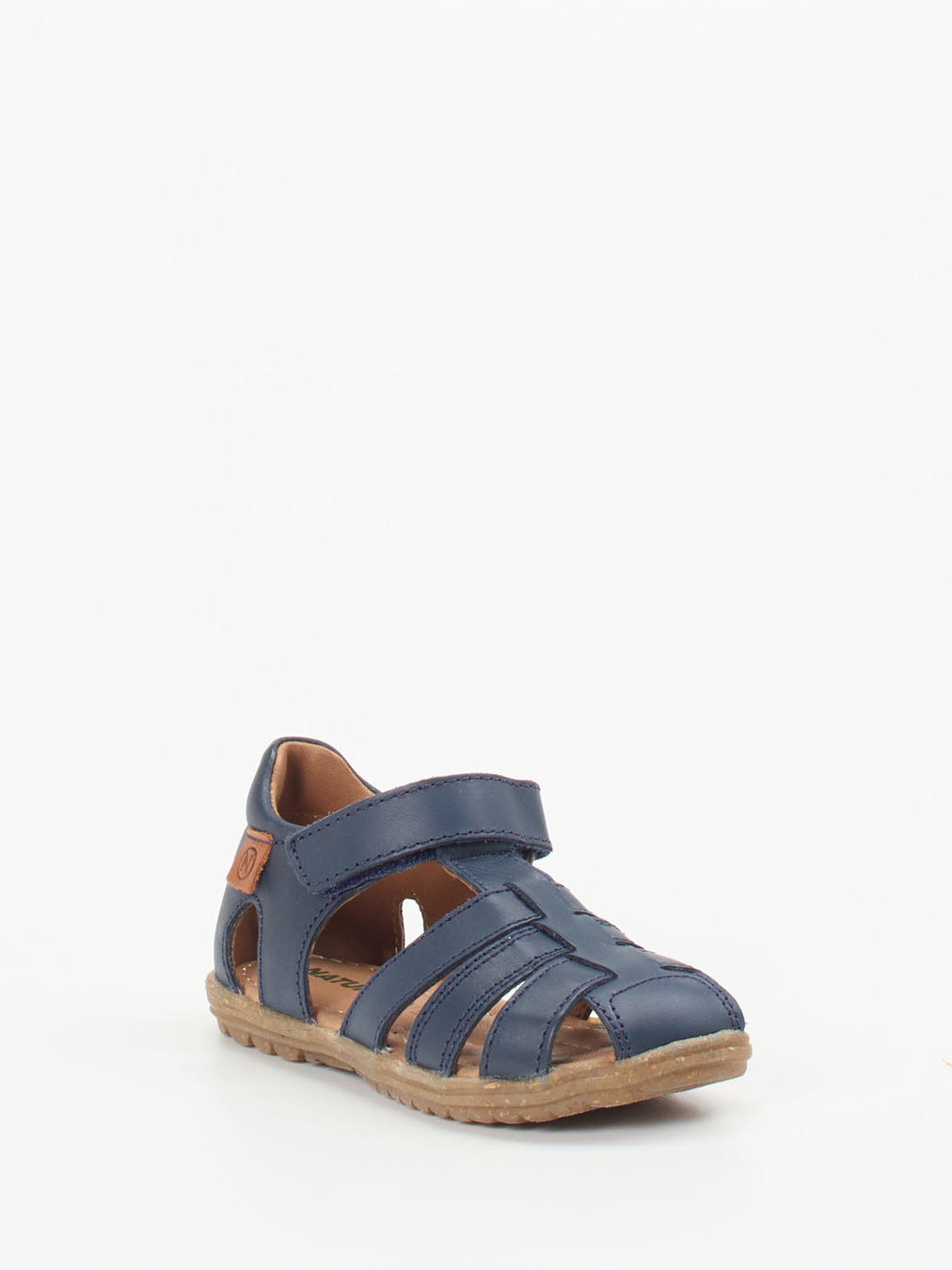 Naturino – Fischersandalen aus Kalbleder marineblau