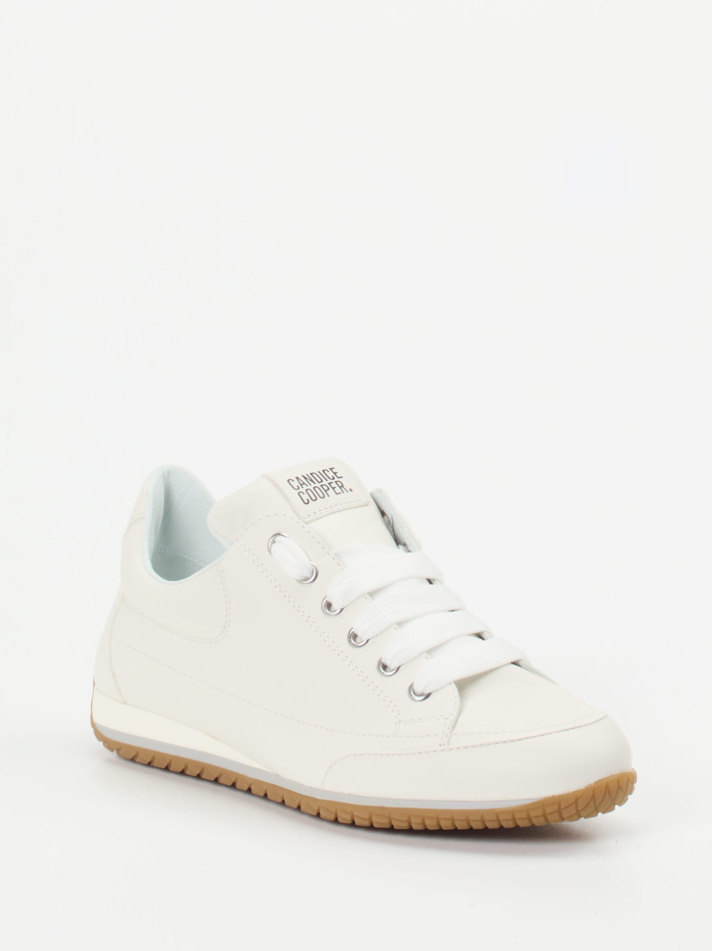 Candice Cooper – Sneaker aus Kalbleder Off-White