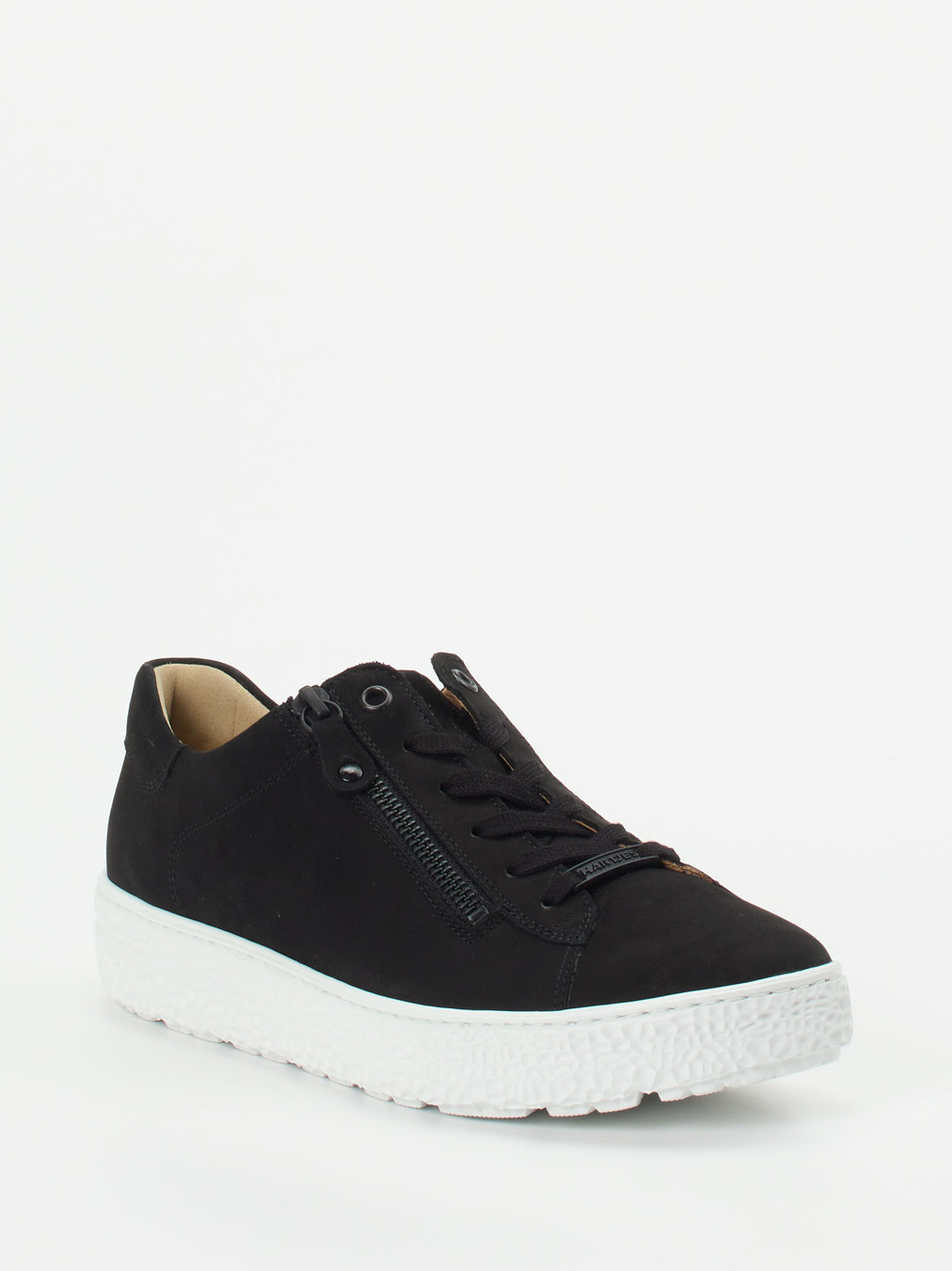 Hartjes – Sneaker aus Veloursleder Schwarz