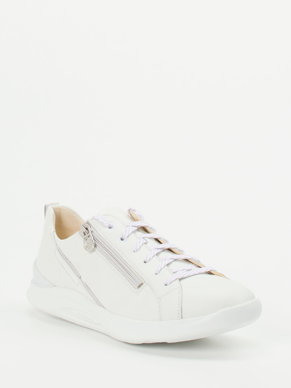 Ganter – Sneaker aus Kalbleder Weiß