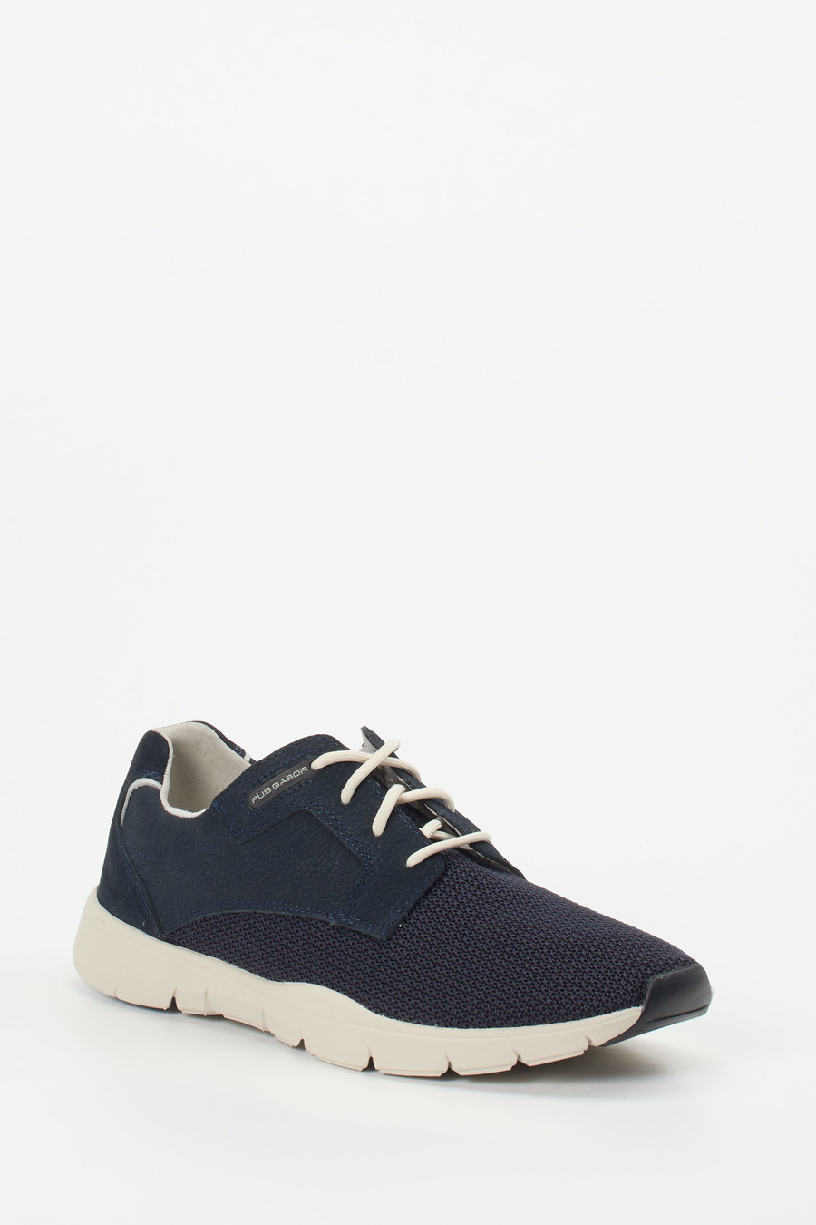 Pius Gabor – Schnürschuhe aus Mesh und Kalbleder Blau