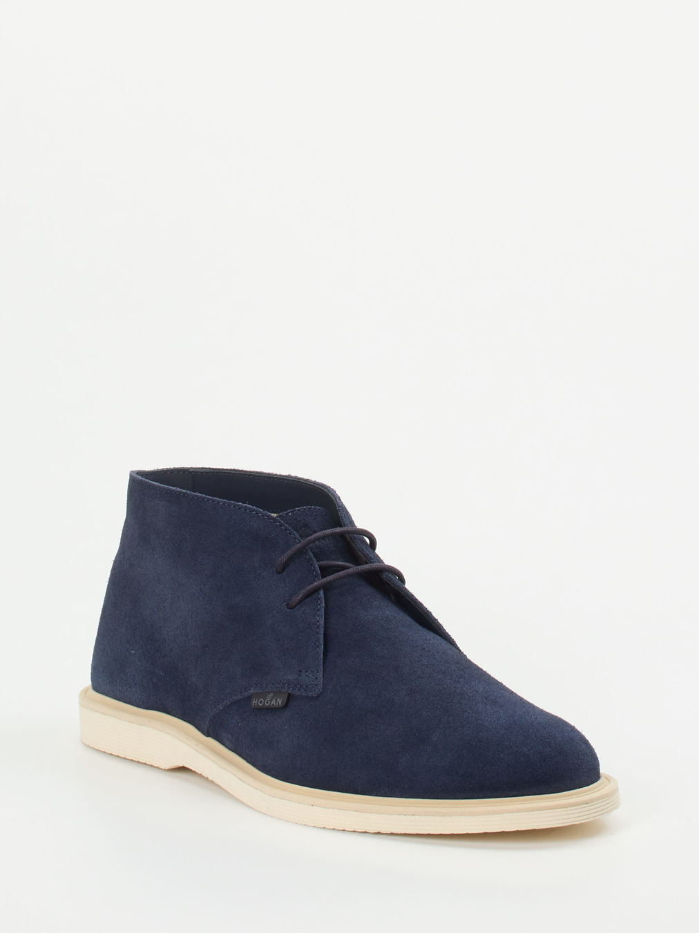 Hogan – Desert Boots aus Veloursleder dunkelblau