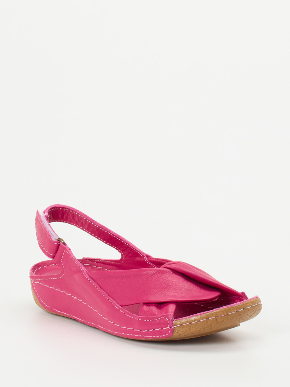 Andrea Conti – Komfort-Sandale aus Kalbleder pink