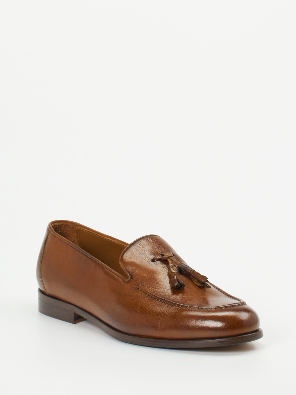 Konstantin Starke – Tassel Loafer aus Büffelleder braun