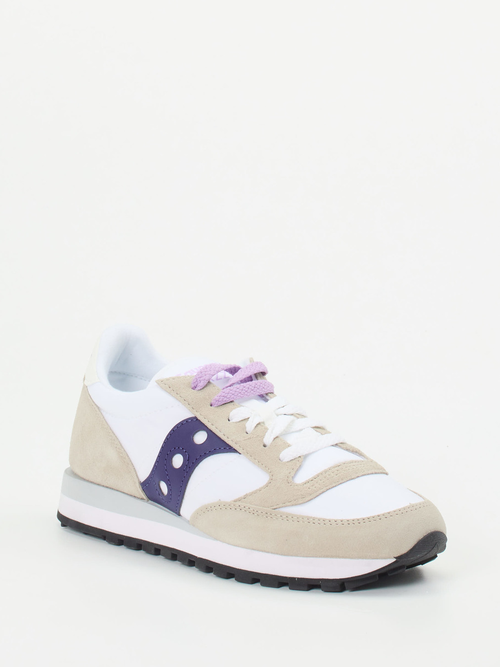 Saucony – Retro-Sneaker aus Nylon und Veloursleder weiß