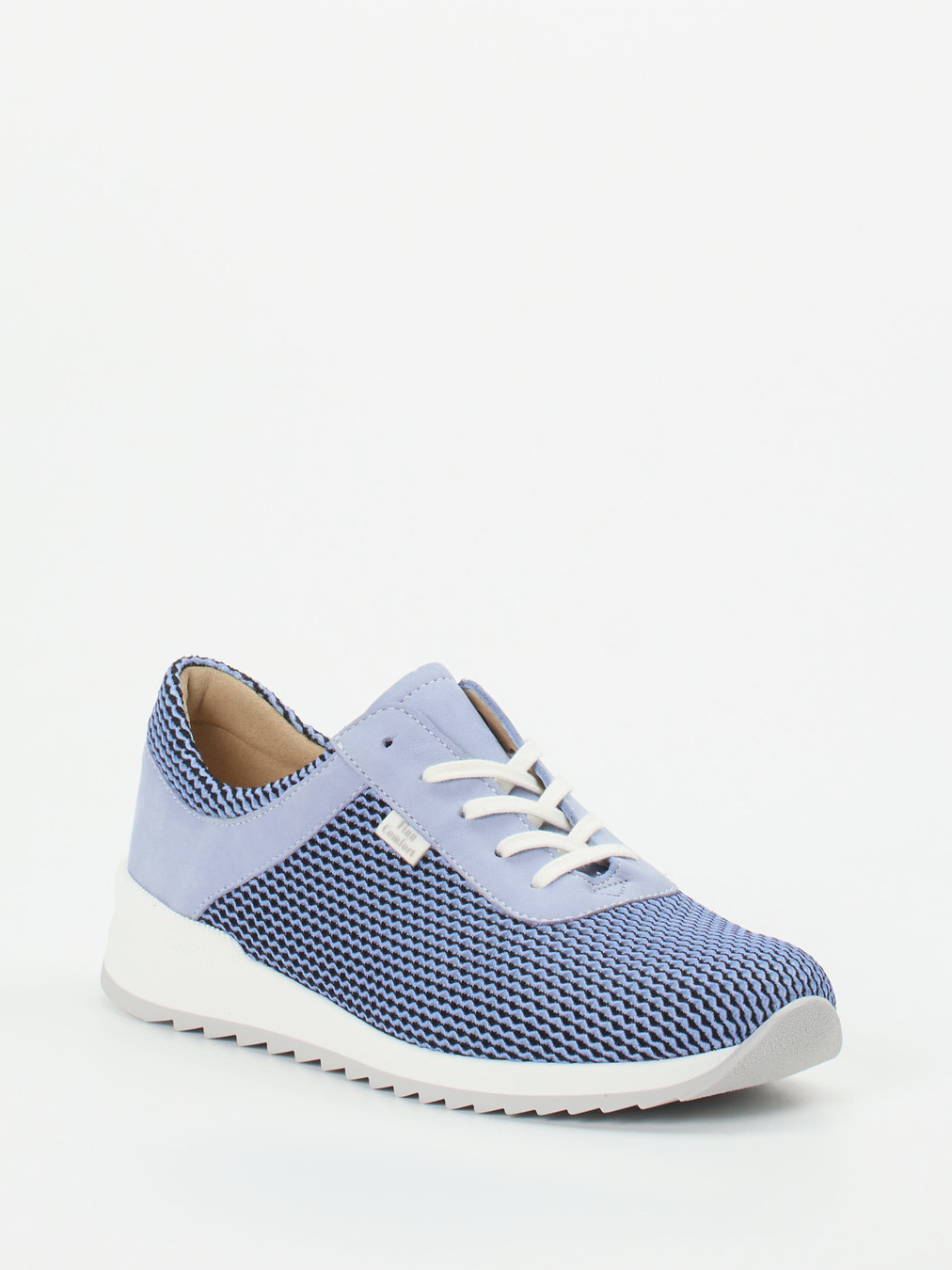 Finn Comfort – Komfort-Sneaker aus Textil in Lavendelblau