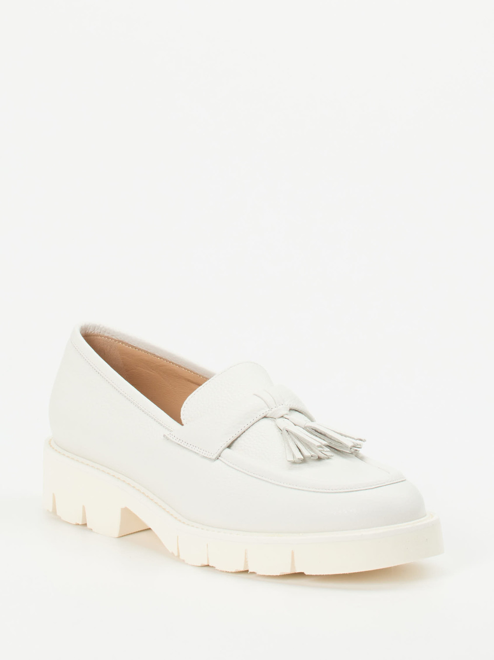 Mannori – Tassel Loafer aus Kalbleder Offwhite