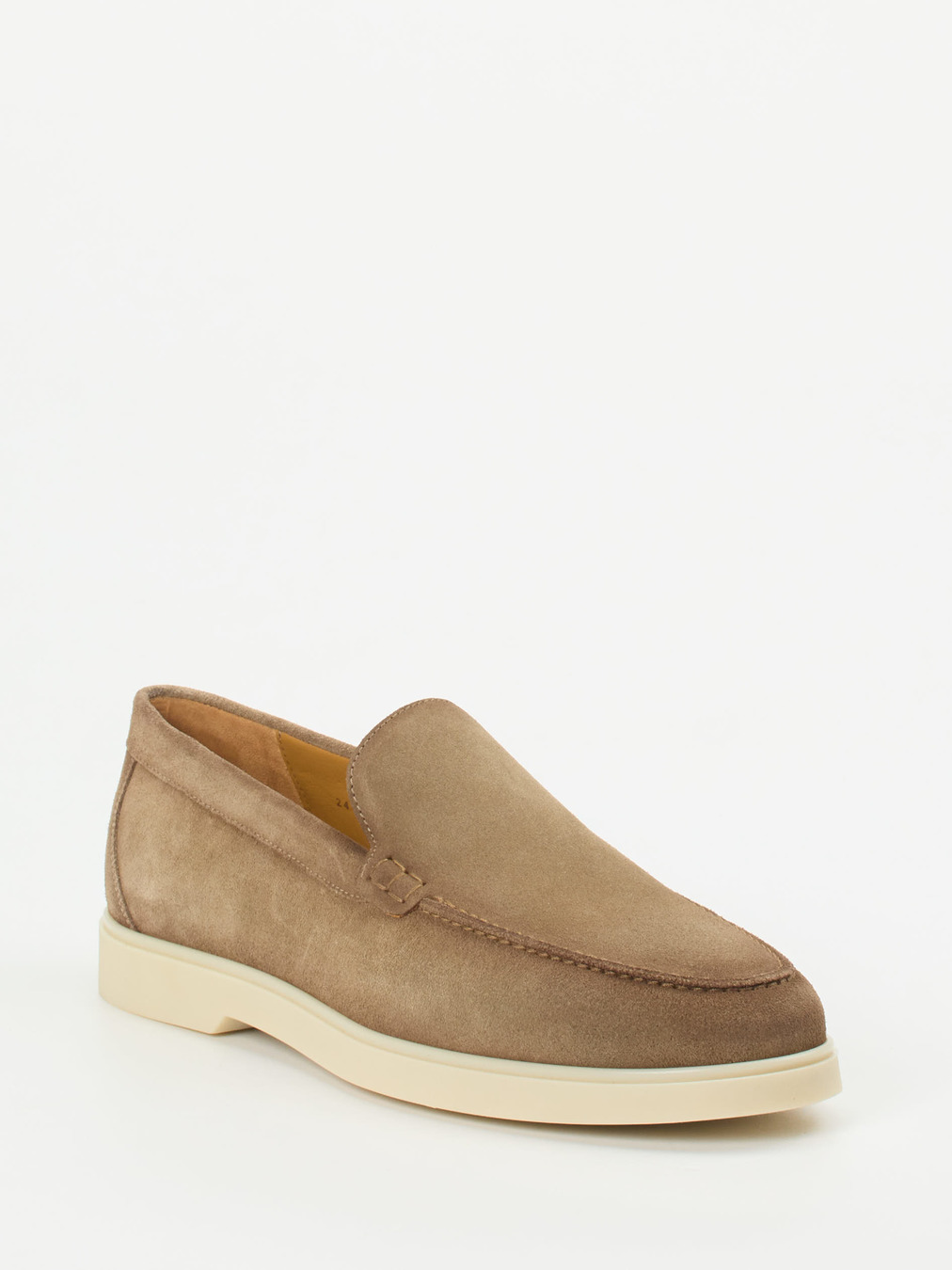Magnanni – Loafer aus Veloursleder sandbraun
