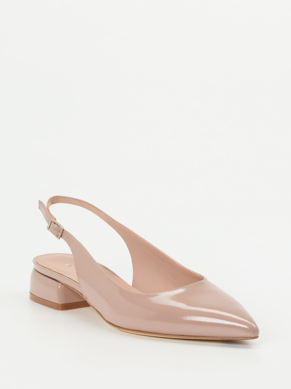 Konstantin Starke – Slingback-Pumps aus Lackleder Rosé
