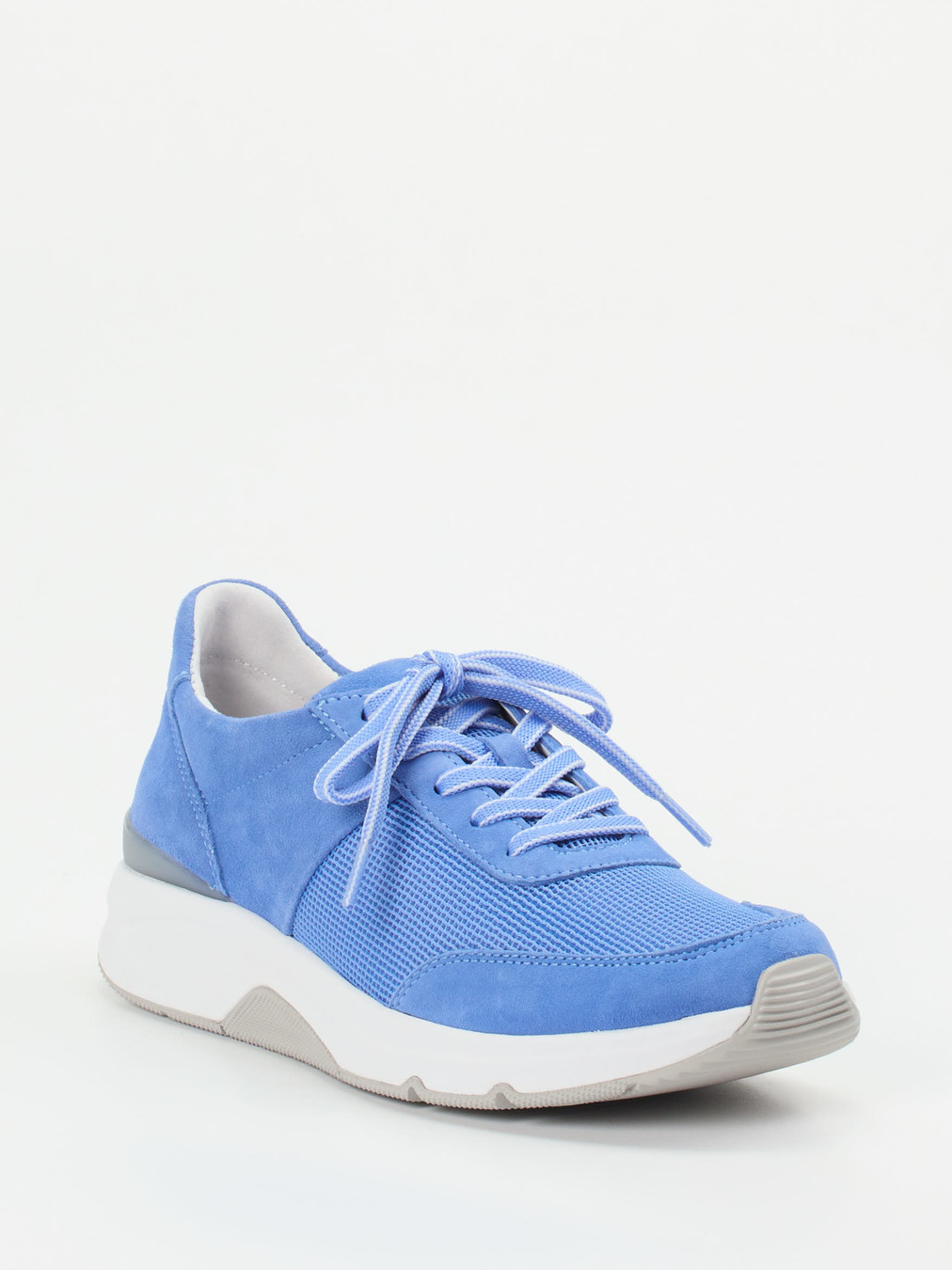Gabor Comfort – Sneaker aus Veloursleder blau