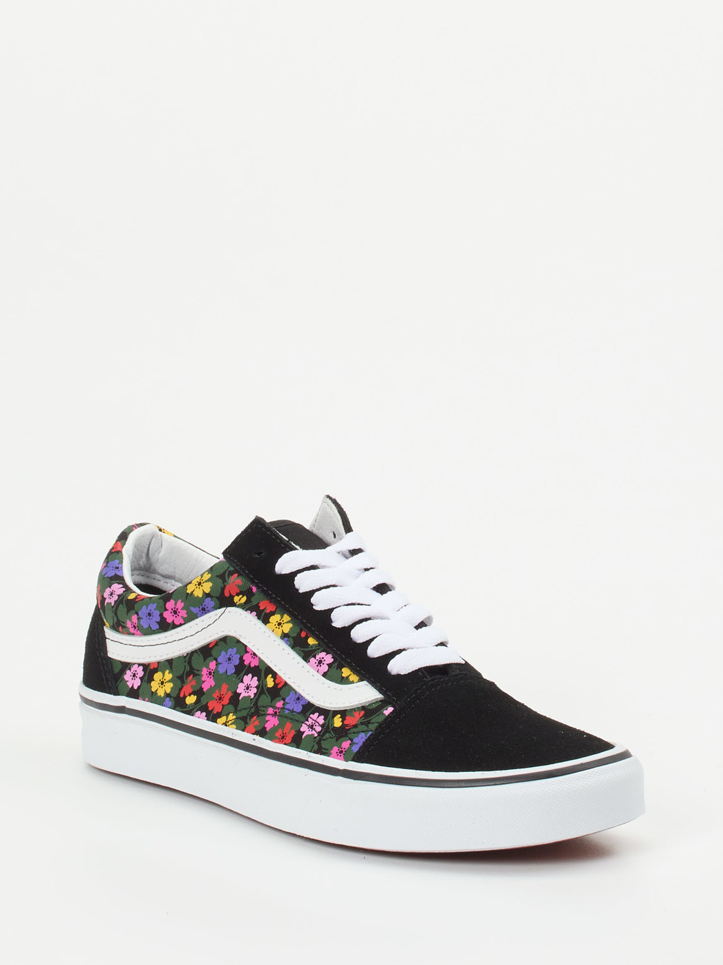 Vans – Sneaker aus Canvas und Wildleder mit Blumenprint
