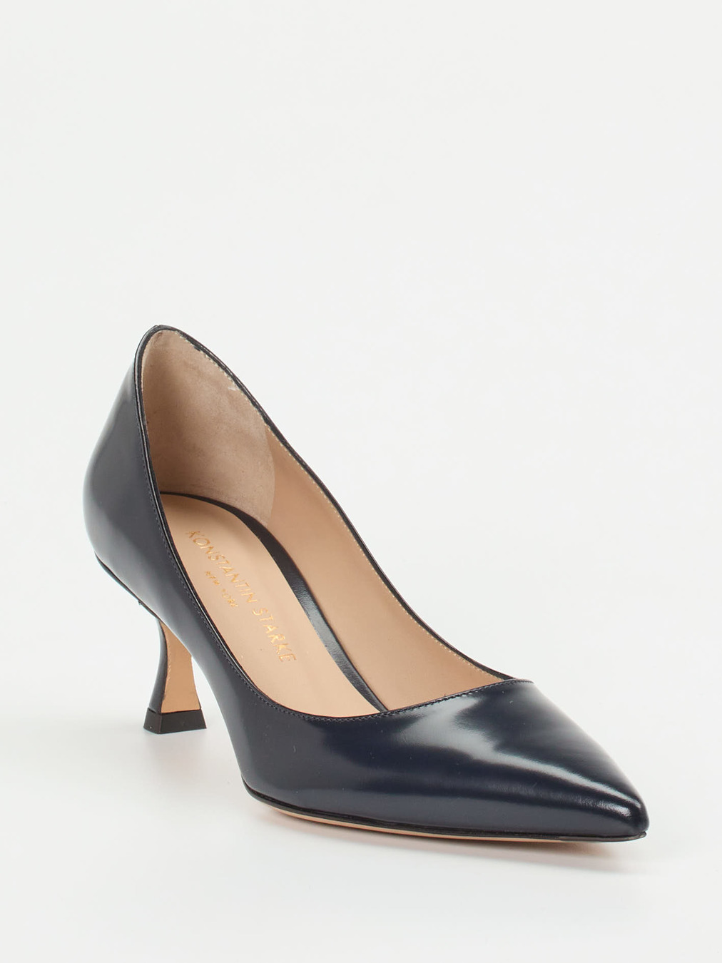 Konstantin Starke – Pumps aus Hochglanzleder in Blau