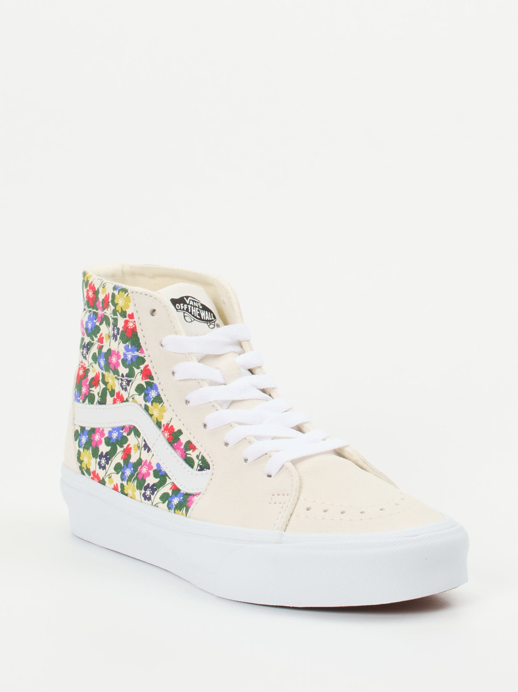 Vans – High-Top Sneaker aus Veloursleder beige