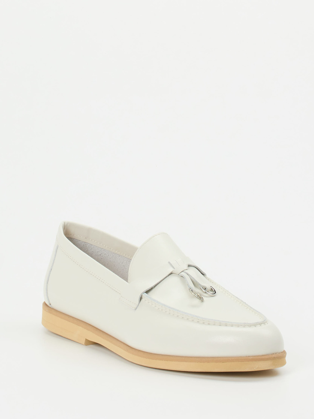 Maripé – Loafer aus Kalbleder in Offwhite