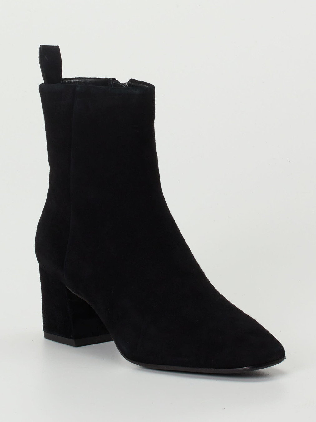 ASH – Stiefeletten aus Veloursleder Schwarz