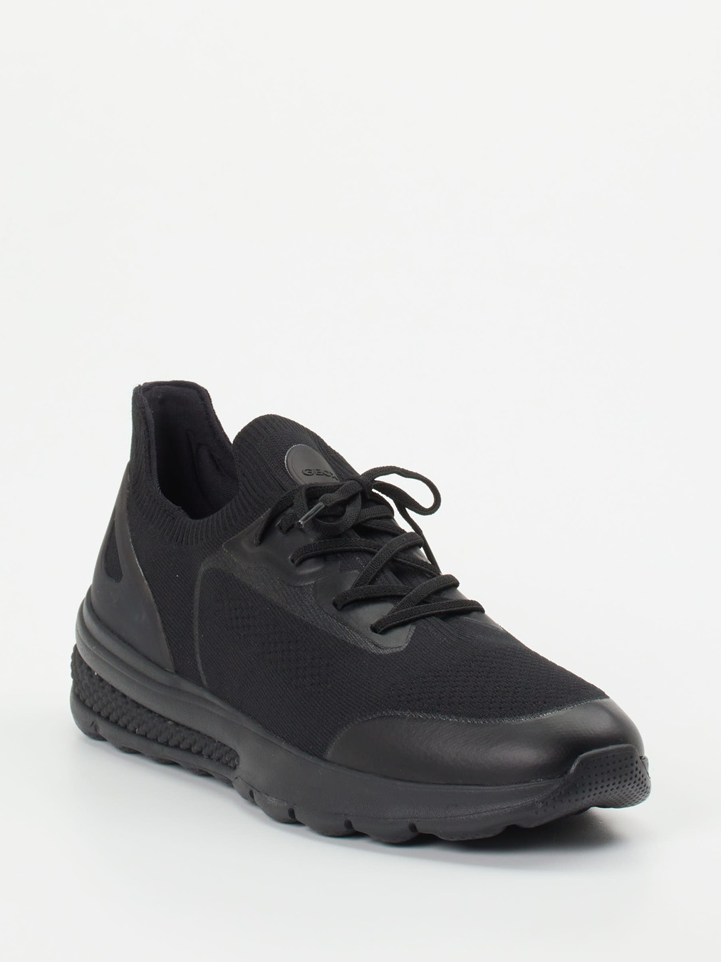 Geox – Herren-Sneaker aus Textilstrick Schwarz